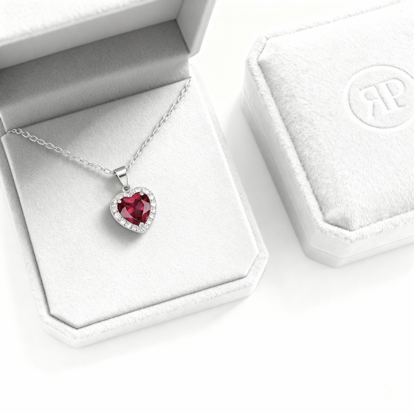 RICCARDI - "Red Radiance" HALSKETTE