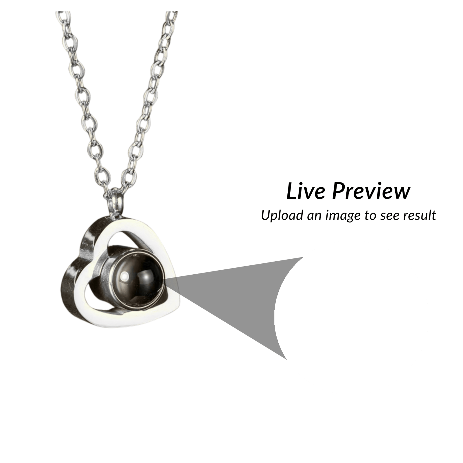 RICCARDI - COLLIER " Heart picture" - Riccardi