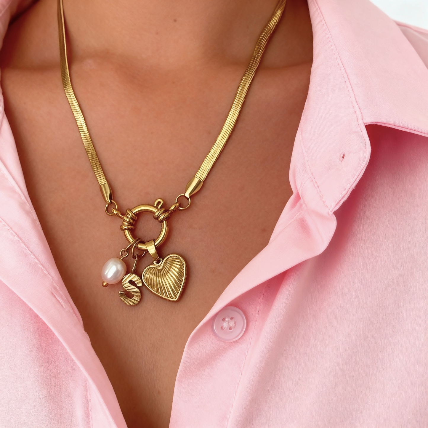 Initialenkette „Gold Memory“