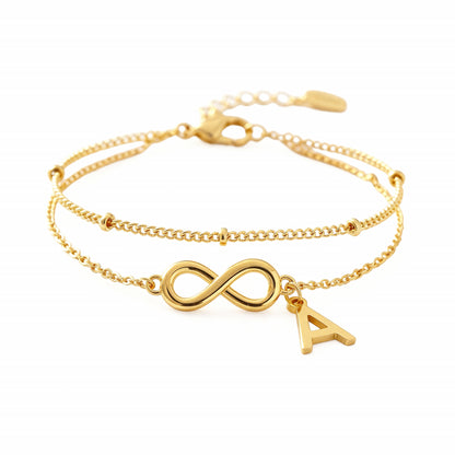 Initialen-Armband "Ewige Bindung"